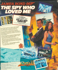 007 James Bond Commodore 64  box art